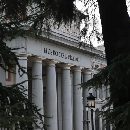 La fachada del Museo del Prado